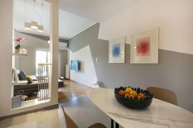 Design Apart Daire, 1 Büyük (Queen) Boy Yatak ve Çekyat, Sigara İçilmez, Şehir Manzaralı