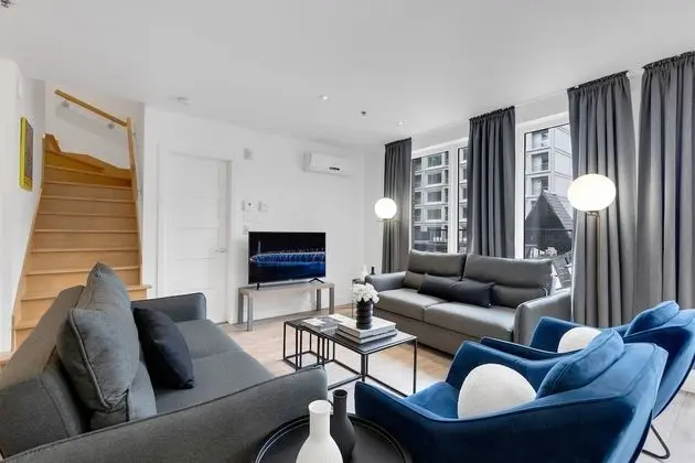 Superior Apart Daire, Birden Çok Yatak, Veranda, Şehir Manzaralı (Duplex Downtown 503)
