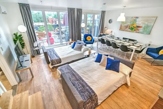 Superior Apart Daire, Birden Çok Yatak, Veranda, Şehir Manzaralı (Duplex Downtown 503)