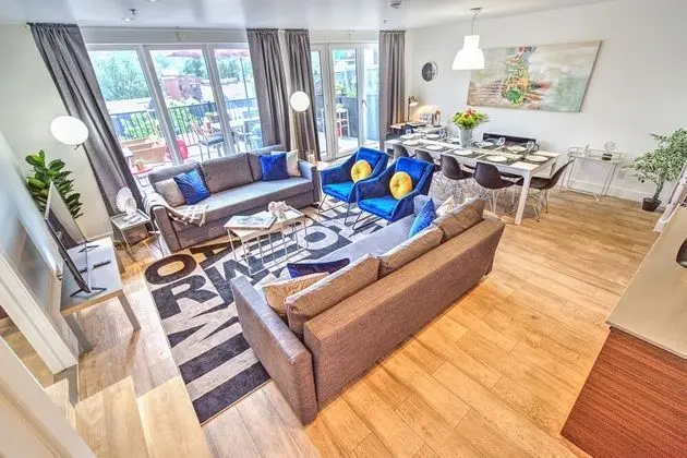 Superior Apart Daire, Birden Çok Yatak, Veranda, Şehir Manzaralı (Duplex Downtown 503)