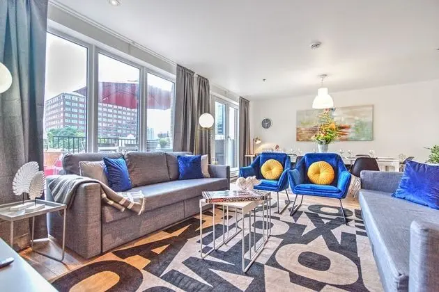 Superior Apart Daire, Birden Çok Yatak, Veranda, Şehir Manzaralı (Duplex Downtown 503)