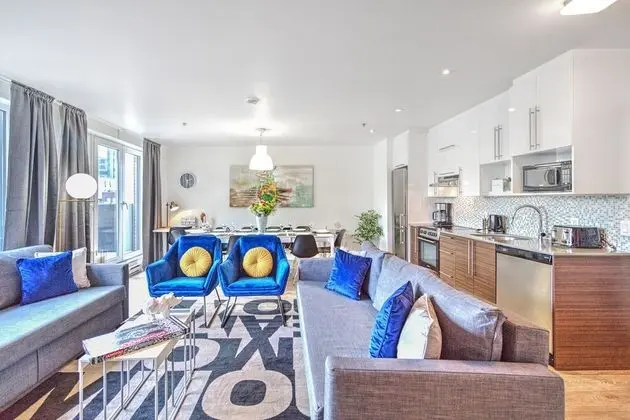Superior Apart Daire, Birden Çok Yatak, Veranda, Şehir Manzaralı (Duplex Downtown 503)