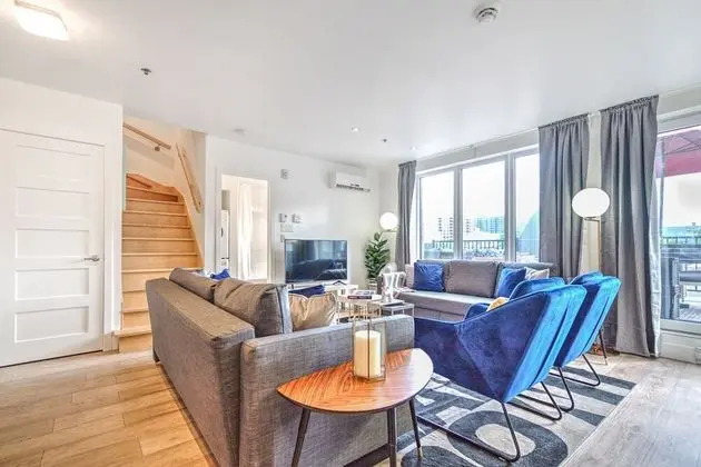 Superior Apart Daire, Birden Çok Yatak, Veranda, Şehir Manzaralı (Duplex Downtown 503)