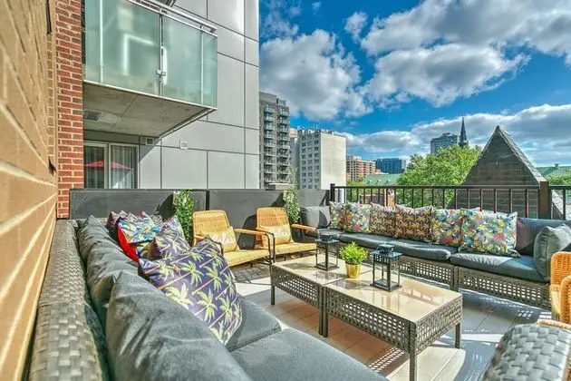 Superior Apart Daire, Birden Çok Yatak, Veranda, Şehir Manzaralı (Duplex Downtown 503)
