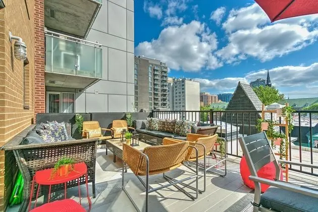 Superior Apart Daire, Birden Çok Yatak, Veranda, Şehir Manzaralı (Duplex Downtown 503)