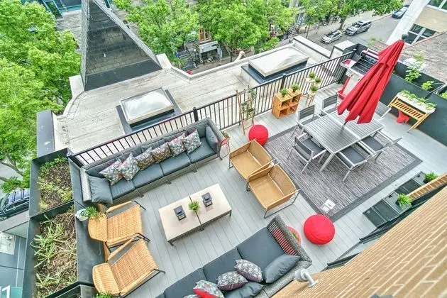 Superior Apart Daire, Birden Çok Yatak, Veranda, Şehir Manzaralı (Duplex Downtown 503)