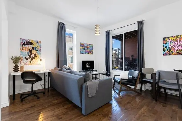City Apart Daire, 1 Yatak Odası, Veranda, Şehir Manzaralı (Mont-Royal 202)