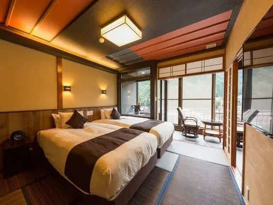 Oda, Sigara İçilmez (Japanese Style Modern with Open Spa)