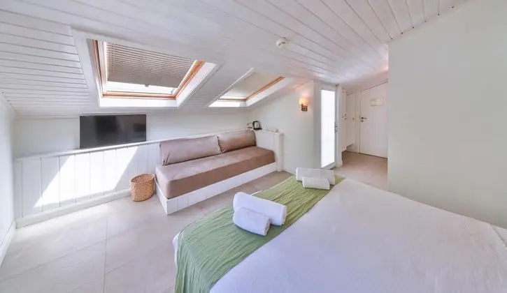 Standart Çift Kişilik Çatı Katı Oda, Dağ Manzaralı, Balkonlu