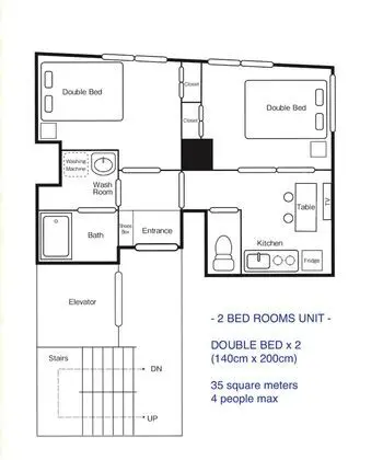 Tek Büyük Yataklı Oda (2 Bed Room 601)