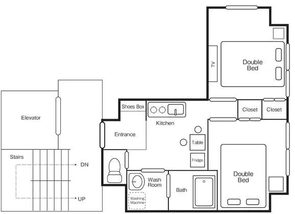 Tek Büyük Yataklı Oda (2 Bed Room 602)
