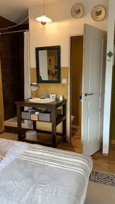 Standard Tek Büyük Yataklı Oda, Banyolu/Duşlu, Bahçe Manzaralı (Suzanne, 2em étage)