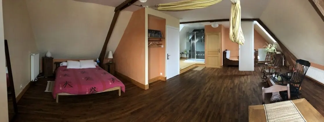 Çatı Katı (Loft), Bahçe Manzaralı