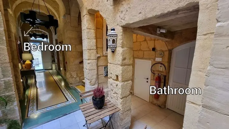 Tek Büyük Yataklı Oda, Sigara İçilmez, Özel Banyo (Hugues 1581)