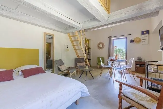 Dubleks, Özel Banyo, Üzüm Asması Manzaralı (Loft Mezzanine)