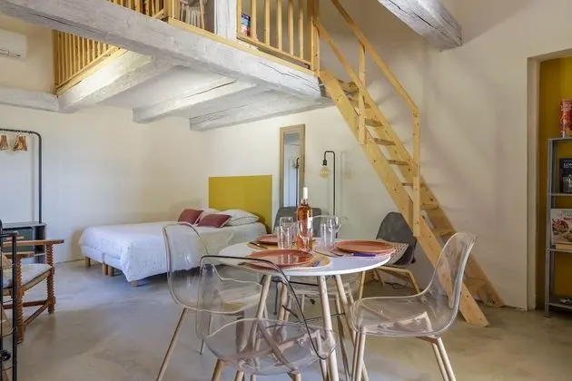 Dubleks, Özel Banyo, Üzüm Asması Manzaralı (Loft Mezzanine)