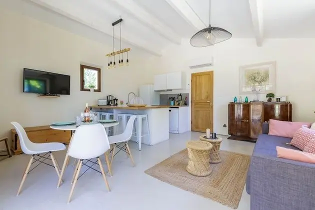 Kır Evi, Özel Banyo, Üzüm Asması Manzaralı (Gîte RDC)