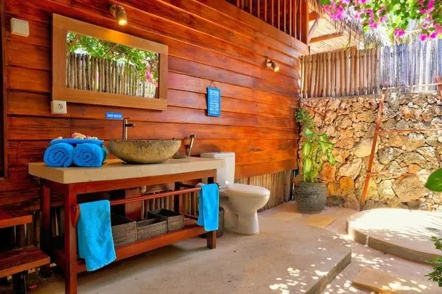 Executive Bungalov, 1 Büyük (Queen) Boy Yatak, Deniz Manzaralı, Okyanusa Sıfır