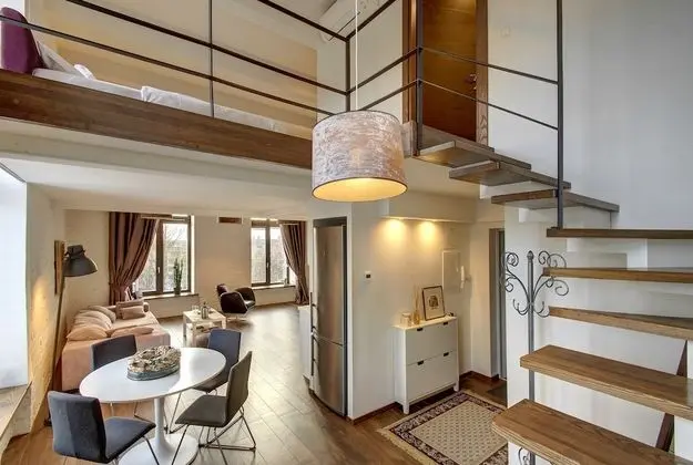Business Çatı Katı (Loft), Birden Çok Yatak, Şömine, Şehir Manzaralı
