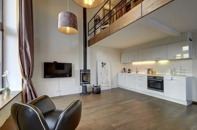 Business Çatı Katı (Loft), Birden Çok Yatak, Şömine, Şehir Manzaralı