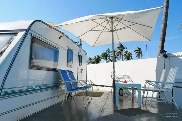 Caravan with Private Pool