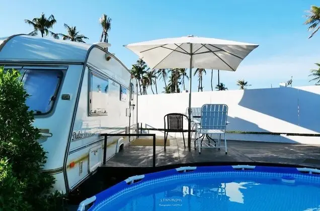 Caravan with Private Pool