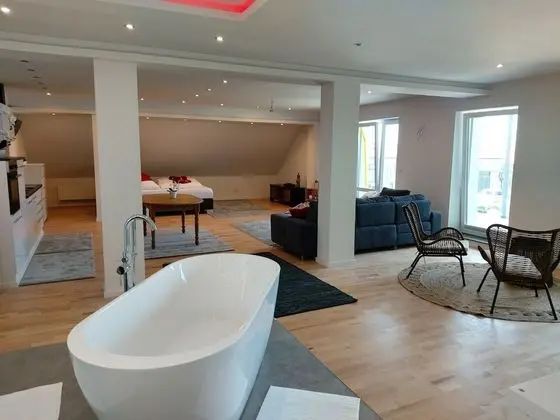 Luxury Çatı Katı (Loft), Özel Banyo (Urlaub im Allgäu)