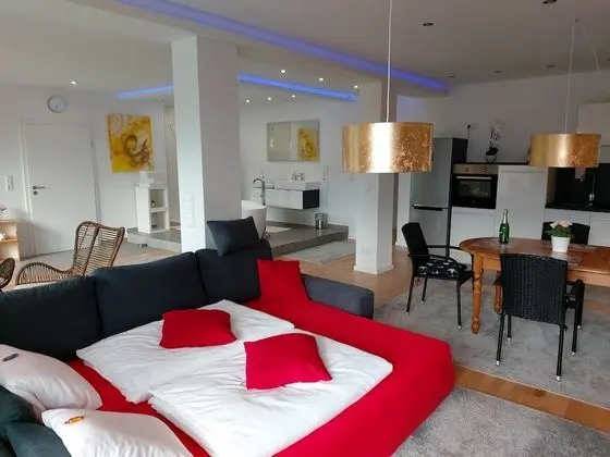 Luxury Çatı Katı (Loft), Özel Banyo (Urlaub im Allgäu)