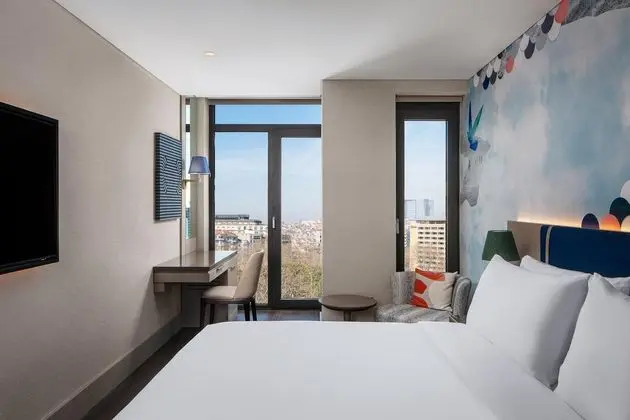 Premium Oda,Park Manzaralı,Fransız Balkonlu