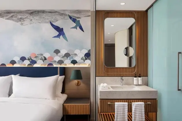 Premium Oda,Park Manzaralı,Fransız Balkonlu