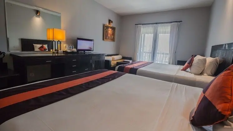 Deluxe Oda, 2 Çift Kişilik Yatak, Balkon