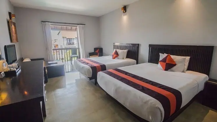 Deluxe Oda, 2 Çift Kişilik Yatak, Balkon