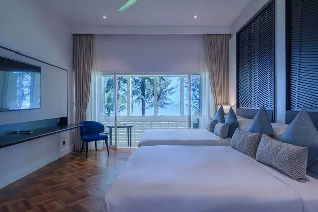 Premier Oda, 2 Büyük (Queen) Boy Yatak, Balkon, Manzaralı (Sea Facing)