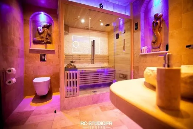 Romantic Çatı Katı (Loft), Sıcak Su Havuzu (Sauna ,toit terrasse )