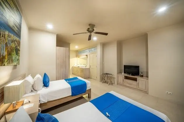 Deluxe Villa, 2 Yatak Odası, Kişiye Özel Havuzlu, Bahçe Manzaralı