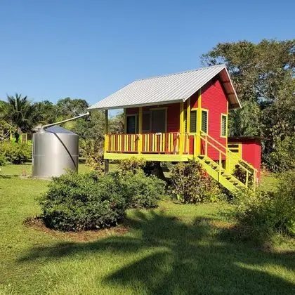Jungle Cabin outside bathroom