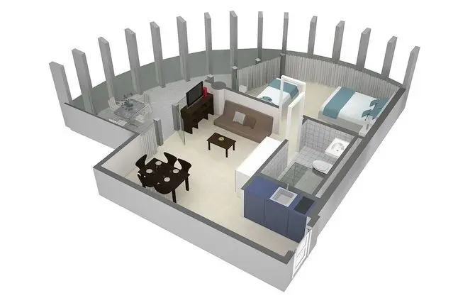 Apart Daire, 1 Yatak Odası, Engellilere Uygun, Balkon