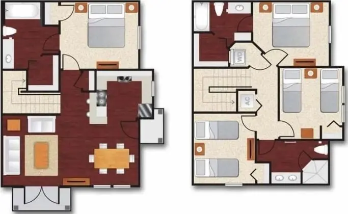 Apart Daire, Birden Çok Yatak (Lucaya 4 Bedrooms 3 Baths Townhome wi)