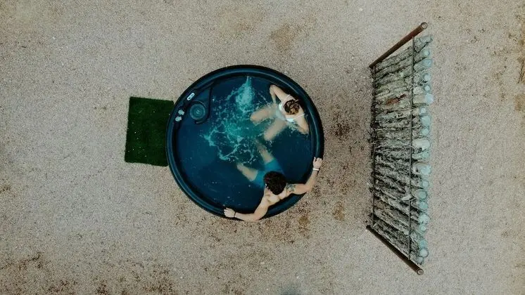 Kulübe, Birden Çok Yatak, Sıcak Su Havuzu, Tepe Manzaralı (Breezeway)