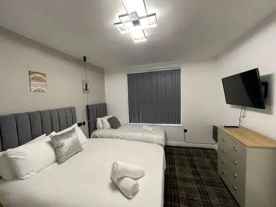 Superior Apart Daire, Banyolu/Duşlu (Superior 1 Bed- Sleeps 4)