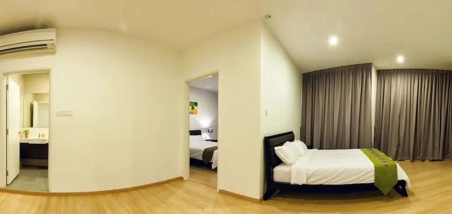 Two-Bedroom Deluxe Studio (the 2nd room is a hall cum bedroom)