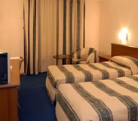 Tek Büyük veya İki Ayrı Yataklı Oda (Free Wifi, Fitness & Steam Bath)