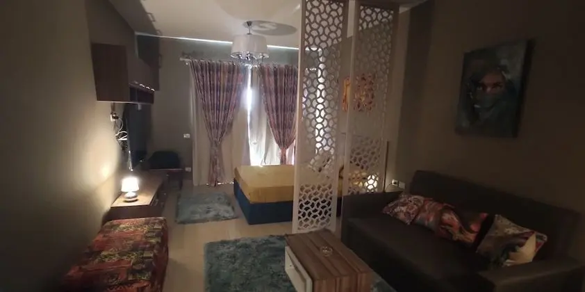 Elite Stüdyo, 1 En Büyük (King) Boy Yatak ve Çekyat, Havuz Manzaralı, Denize Bakan