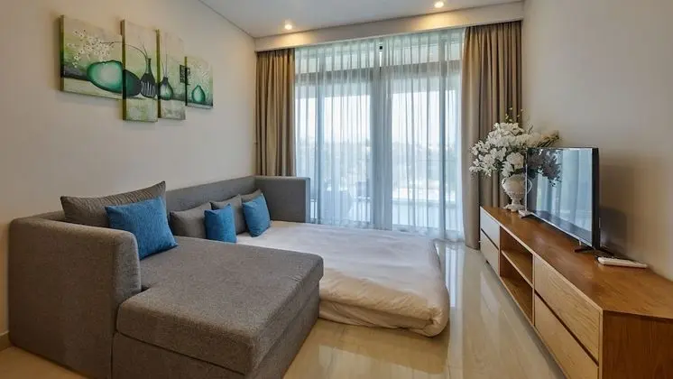 Luxury Apart Daire, 2 Yatak Odası, Havuz Manzaralı