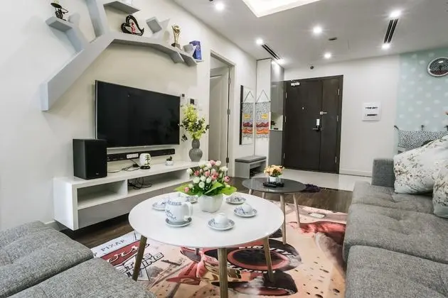 Luxury Apart Daire, 2 Yatak Odası, Havuz Manzaralı, Kule