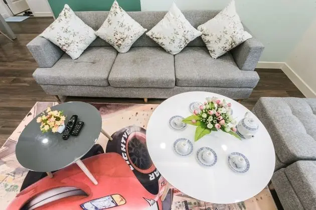 Luxury Apart Daire, 2 Yatak Odası, Havuz Manzaralı, Kule