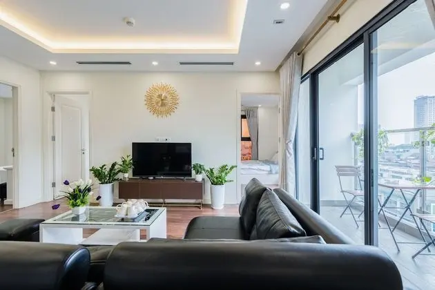 Luxury Apart Daire, 3 Yatak Odası, Havuz Manzaralı, Bahçeli