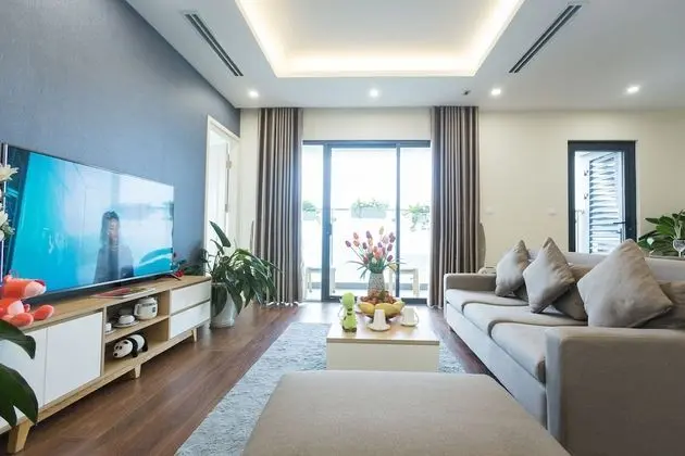 Luxury Apart Daire, 3 Yatak Odası, Havuz Manzaralı, Bahçeli
