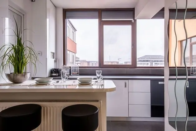 Luxury Apart Daire, 1 Büyük (Queen) Boy Yatak ve Çekyat, Engellilere Uygun