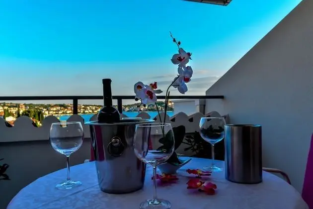 Luxury Çatı Katı Süiti (Penthouse), 2 Yatak Odası, Deniz Manzaralı
